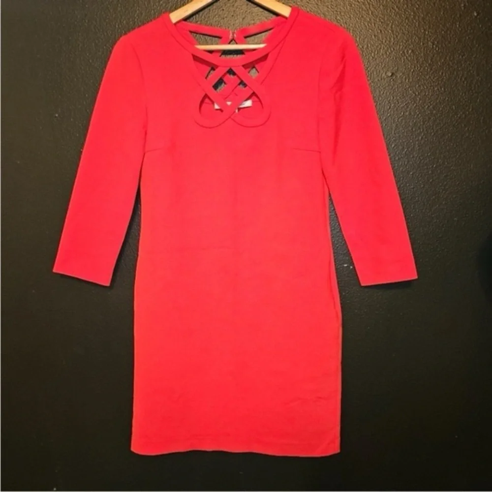 DIANE VON FURSTANBURG DVF Poppy Red Carmen Cutout Mini - Picture 8 of 12
